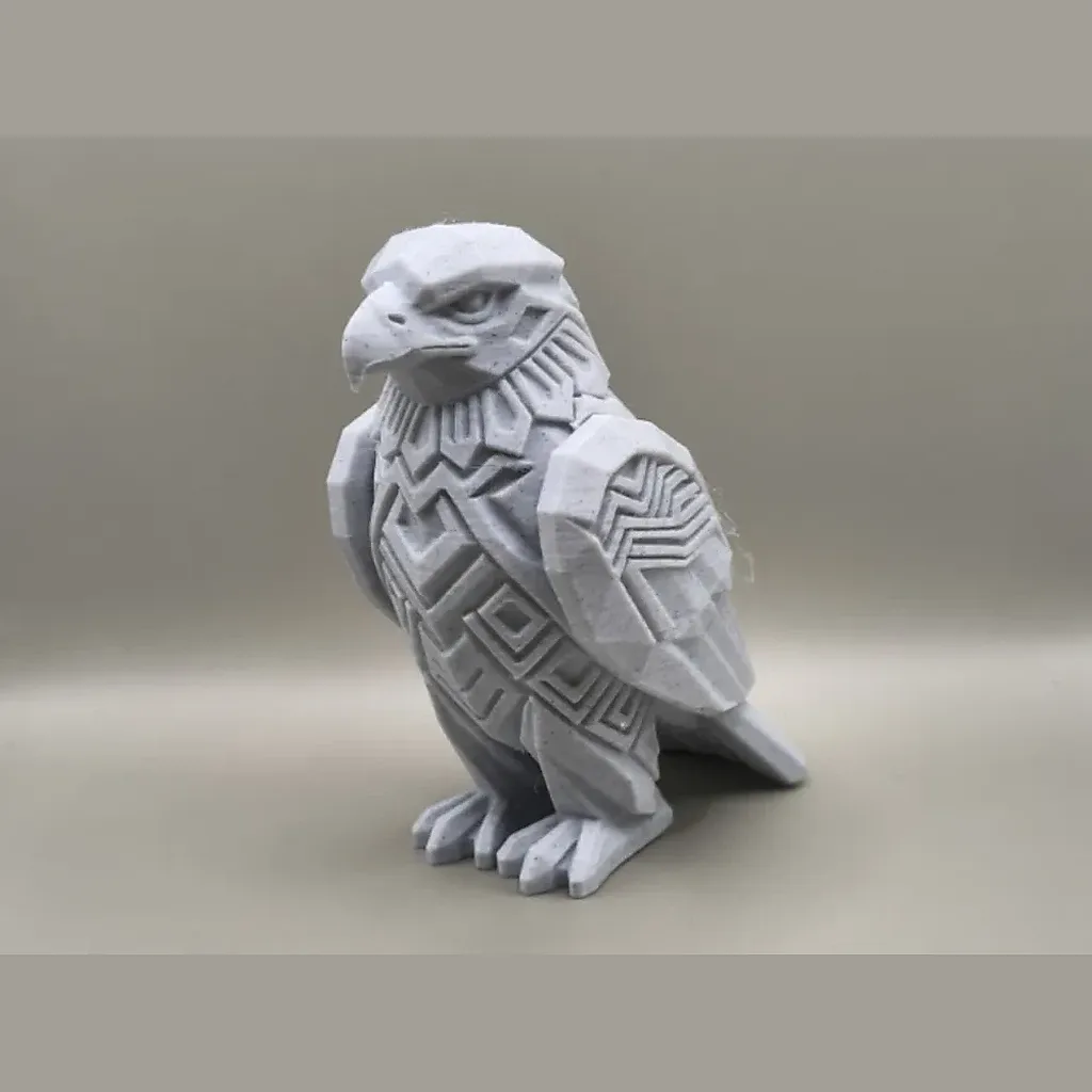 Geometric Eagle Sculpture — image 1